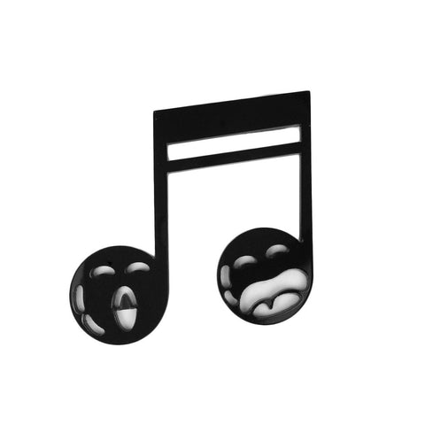 Music Notes Brooch