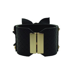 Floral Leather Bracelet - Bon Flare Ltd.