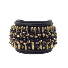 Safety Pin Leather Bracelet - Bon Flare Ltd.