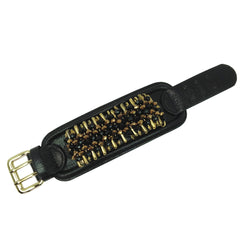 Safety Pin Leather Bracelet - Bon Flare Ltd.