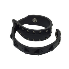 Unisex Stud & Rivet Leather Bracelet - Bon Flare Ltd.