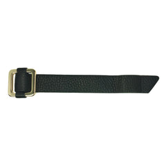 Square Gold-Plated Buckle Textured Leather Bracelet - Bon Flare Ltd.