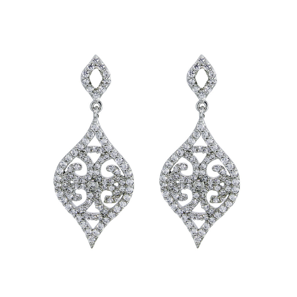 Antique Diamond Semi-Mount Earrings - Bon Flare Ltd.