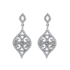 Antique Diamond Semi-Mount Earrings - Bon Flare Ltd.