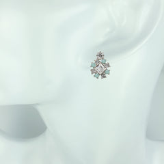 Opal Crystal Sunshower Studs - Bon Flare Ltd.