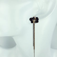 Embellished Braided Rope & Chains Earrings - Bon Flare Ltd.