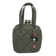 Quilted Buckle Handbag - Bon Flare Ltd.