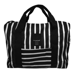 Printed Stripe Packable Duffel - Bon Flare Ltd.