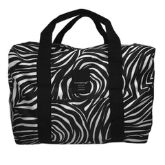 Printed Zebra Packable Duffel - Bon Flare Ltd.