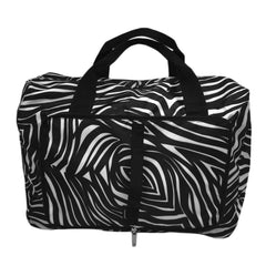 Printed Zebra Packable Duffel - Bon Flare Ltd.