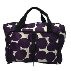 Printed Dot Motif Packable Duffel - Bon Flare Ltd.