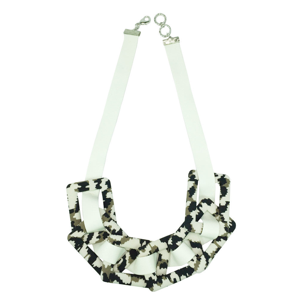 Pattern Fabric Wrap Necklace - Bon Flare Ltd.
