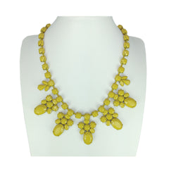 Enamel Statement Necklace - Bon Flare Ltd.