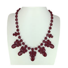Enamel Statement Necklace - Bon Flare Ltd.