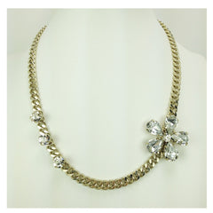 Crystal Flower Necklace - Bon Flare Ltd.