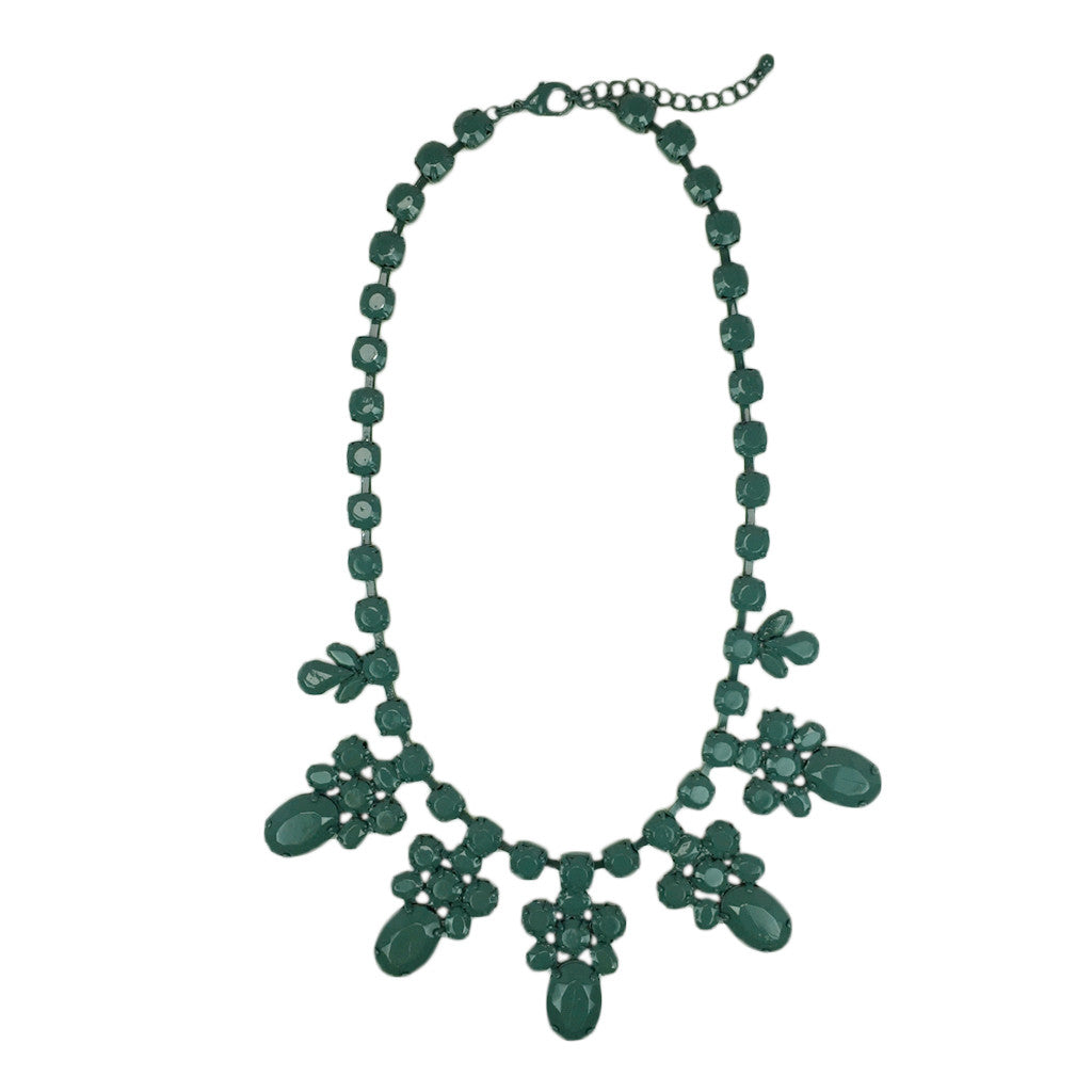 Enamel Statement Necklace - Bon Flare Ltd.
