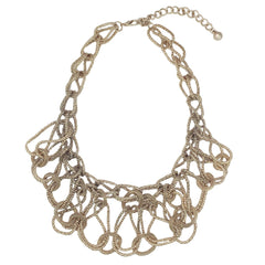Textured Chain Necklace - Bon Flare Ltd.