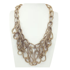 Textured Chain Necklace - Bon Flare Ltd.