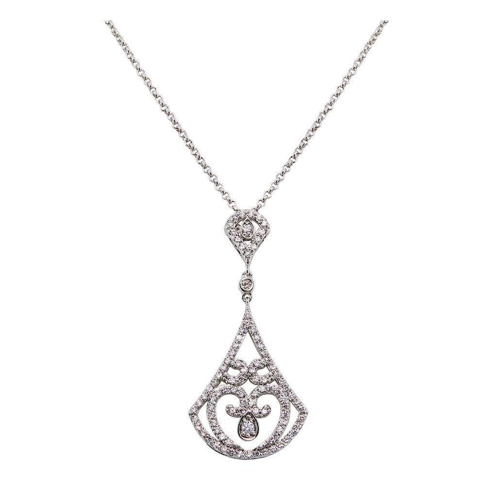 Antique Diamond Semi-Mount Pendant - Bon Flare Ltd.