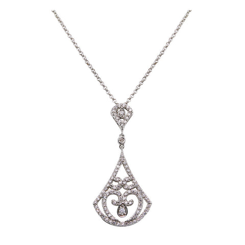 Antique Diamond Semi-Mount Pendant