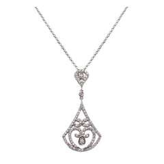 Antique Diamond Semi-Mount Pendant - Bon Flare Ltd.
