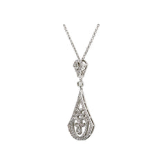 Antique Diamond Semi-Mount Pendant - Bon Flare Ltd.