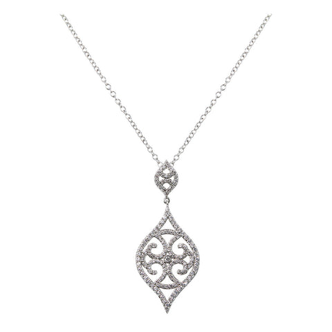 Antique Diamond Semi-Mount Pendant