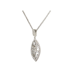 Antique Diamond Semi-Mount Pendant Necklace - Bon Flare Ltd. 