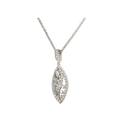 Antique Diamond Semi-Mount Pendant Necklace - Bon Flare Ltd.