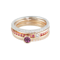 Bezel-Set Diamond Ring - Bon Flare Ltd. 