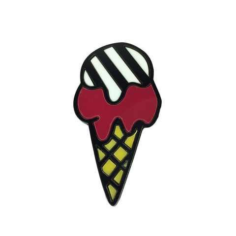 Colourful Ice Cream Brooch