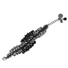 Crystal & Safety Pin Bracelet - Bon Flare Ltd. 