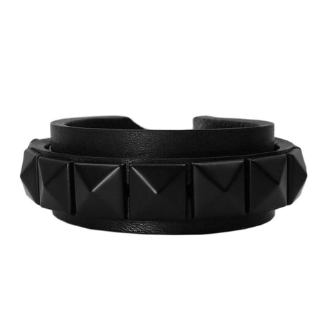 Unisex Stud Leather Wrap Around Bracelet