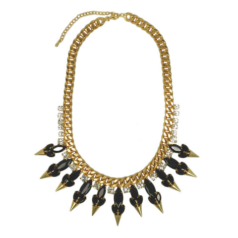 Crystal Spike Necklace