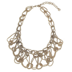 Textured Chain Necklace - Bon Flare Ltd. 