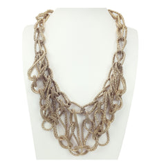 Textured Chain Necklace - Bon Flare Ltd. 